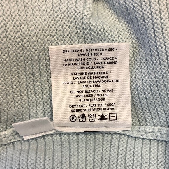 NEW! NAADAM Sz Medium Blue Cotton Cashmere Textured Zip Up Jacket $450 msrp J-18 - Picture 8 of 11